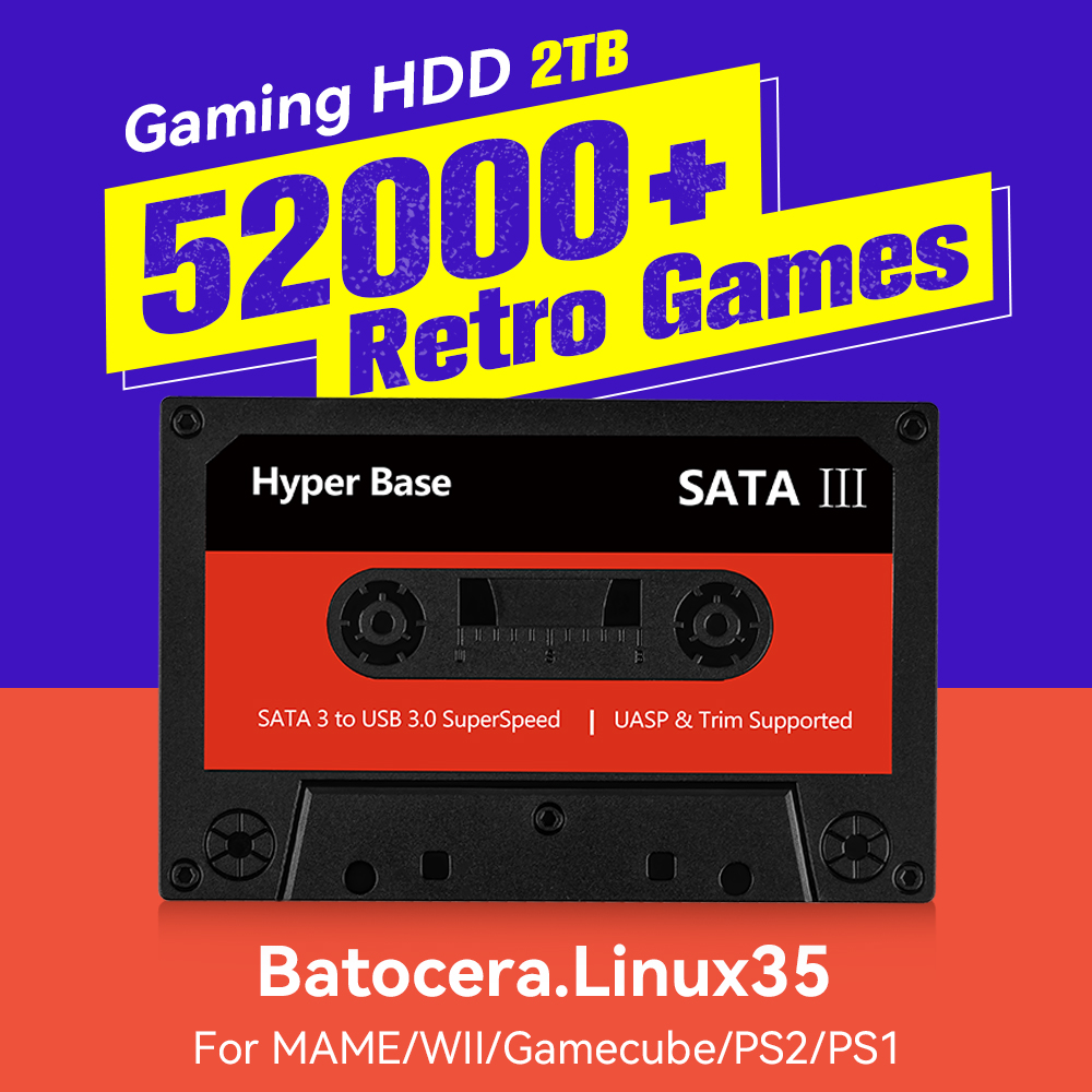 Retro Gaming For Windows - Console de Jogos Retro Batocera 500GB/2TB