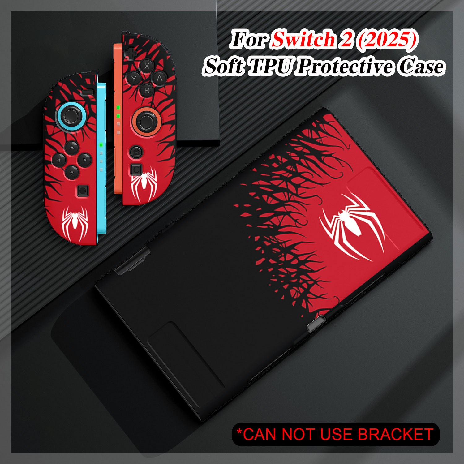 Retro Gaming Case - Capa protetora com tema de aranha