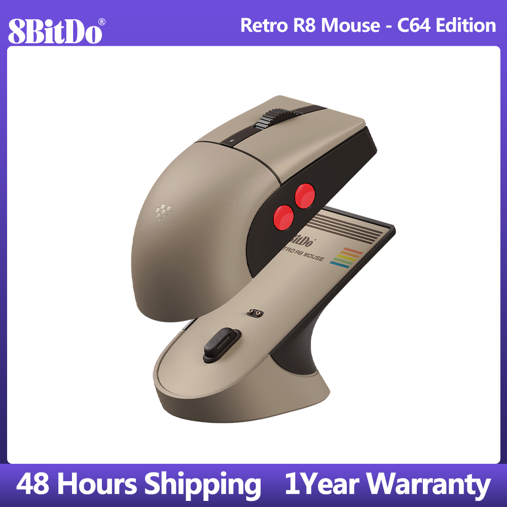 Mouse Retro 8BitDo R8 com Micr - Mouse Gaming Retro avaliação e preço