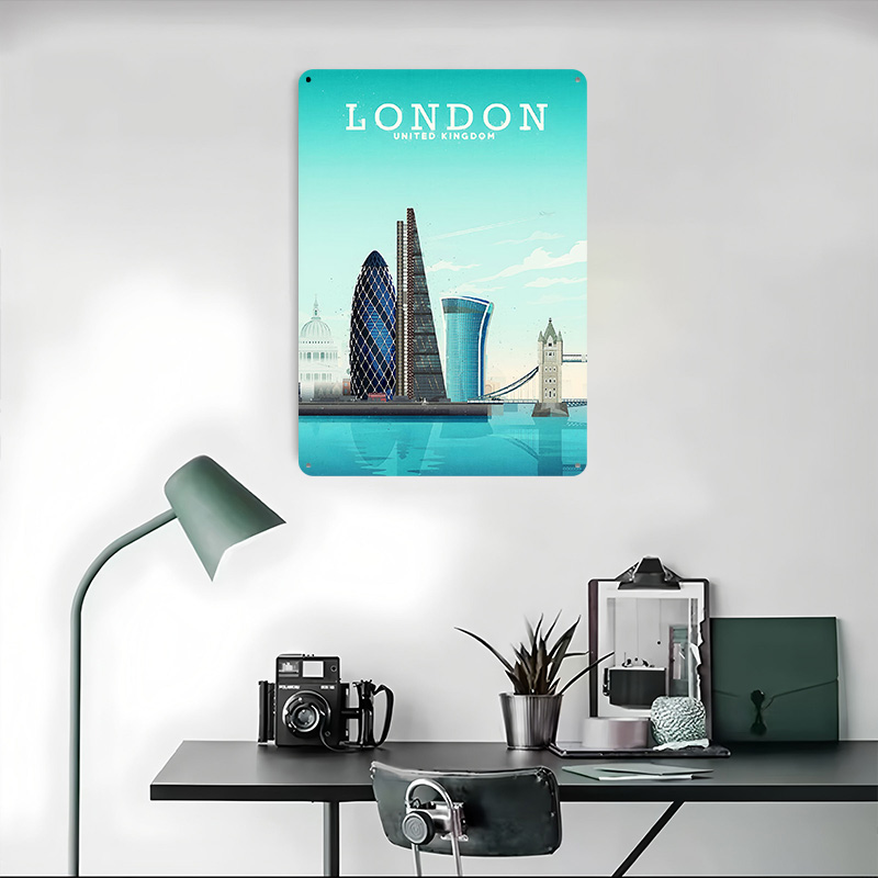 Pôster Metálico de Viagem a Lo - Retro Gaming London avaliação e preço