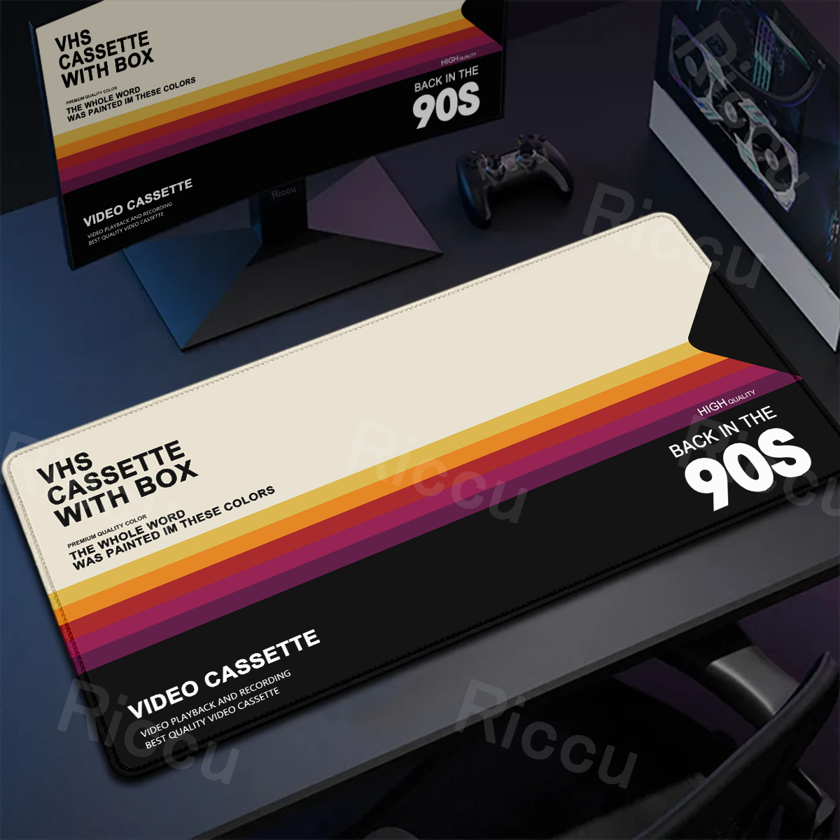 Retro estilo vhs mouse pad xxl - Mouse Gaming Retro avaliação e preço