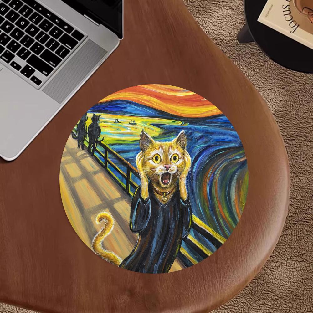 Gatos bonitos mouse pad vintag - Mouse Gaming Retro avaliação e preço