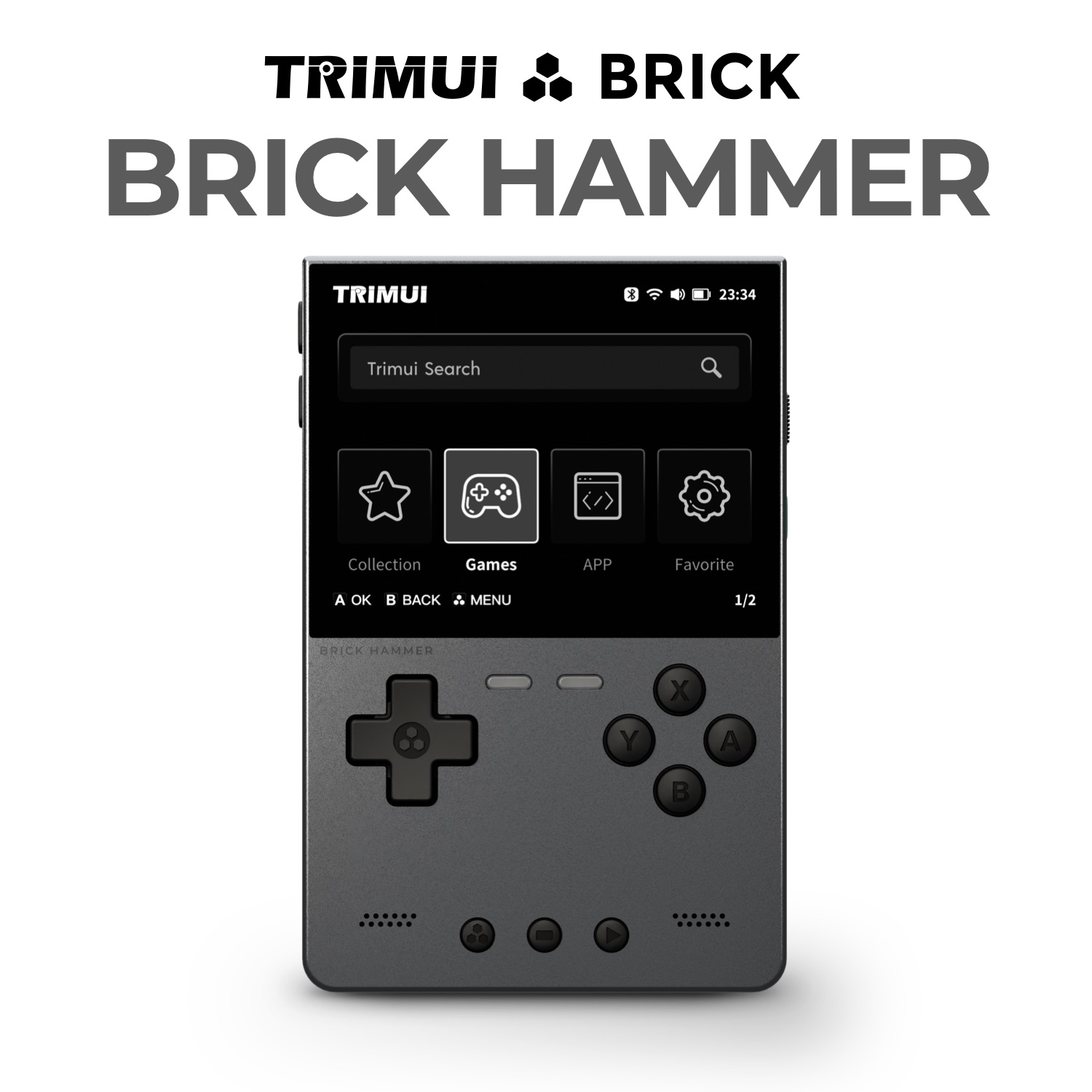 Console Trimui Brick Hammer co - Retro Gaming Images avaliação e preço